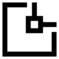 Outside Stroke Icon from Sharp Line Set