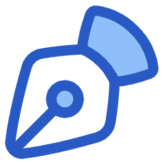 Pen Tool Icon from Plump Duo Set