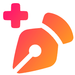 Pen Tool Add Icon from Plump Gradient Set