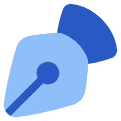 Pen Tool Icon from Plump Flat Set