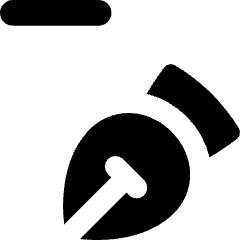 Pen Tool Delete Icon from Flex Solid Set