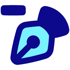 Pen Tool Delete Icon from Plump Pop Set