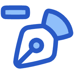 Pen Tool Delete Icon from Plump Duo Set