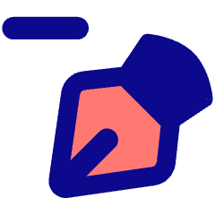 Pen Tool Delete Icon from Core Pop Set