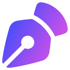 Pen Tool Icon from Plump Gradient Set
