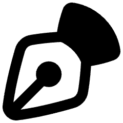 Pen Tool Icon from Plump Remix Set
