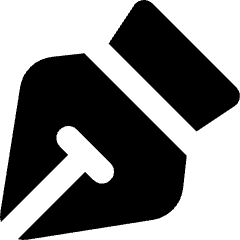 Pen Tool Icon from Micro Solid Set