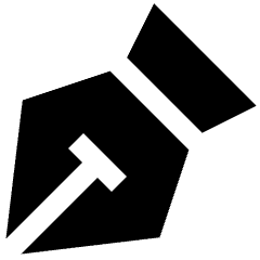 Pen Tool Icon from Sharp Solid Set