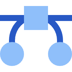 Round Anchor Point Icon from Sharp Flat Set