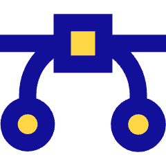 Round Anchor Point Icon from Sharp Pop Set
