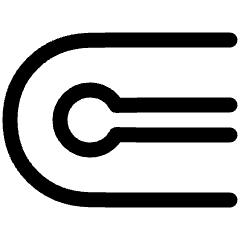 Round Cap Icon from Plump Line Set