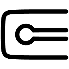 Square Cap Icon from Plump Line Set