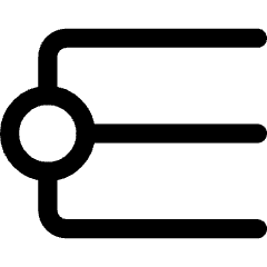 Straight Cap Icon from Core Line Set