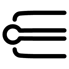 Straight Cap Icon from Plump Line Set