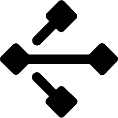 Vectors Add Anchor Icon from Ultimate Bold Set