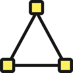 Vectors Anchor Triangle Icon from Ultimate Colors Set