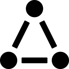 Vectors Anchor Triangle Icon from Ultimate Bold Set