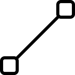 Vectors Line Path Icon from Ultimate Light Set