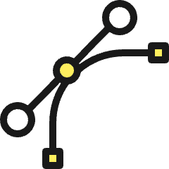 Vectors Path Corner Icon from Ultimate Colors Set