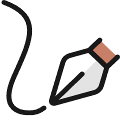 Vectors Pen Draw Icon from Ultimate Colors Set