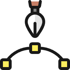 Vectors Pen New Anchor Icon from Ultimate Colors Set
