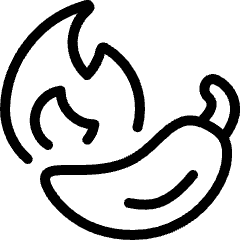 Vegetable Chilli Jelapeno Flame Icon from Ultimate Light Set