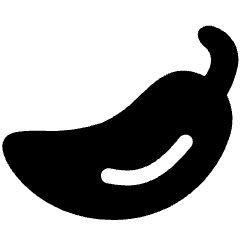 Vegetable Chilli Jelapeno Icon from Ultimate Bold Set