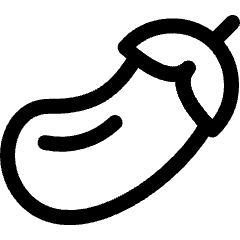 Vegetable Eggplant Icon from Ultimate Regular Set