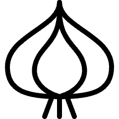 Vegetable Garlic Root Icon from Ultimate Light Set