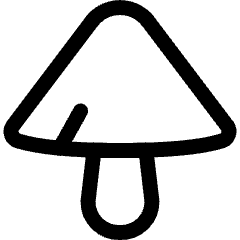 Vegetable Mushroom 1 Icon from Ultimate Regular Set