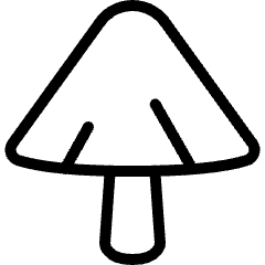 Vegetable Mushroom 1 Icon from Ultimate Light Set