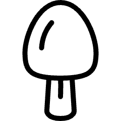 Vegetable Mushroom 2 Icon from Ultimate Light Set