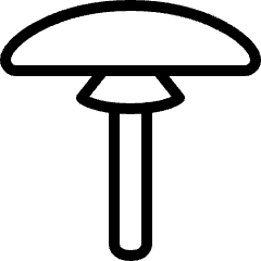 Vegetable Mushroom 3 Icon from Ultimate Light Set