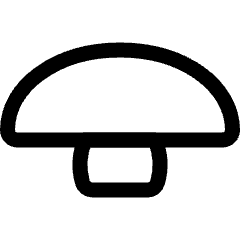 Vegetable Mushroom Portobello Icon from Ultimate Regular Set