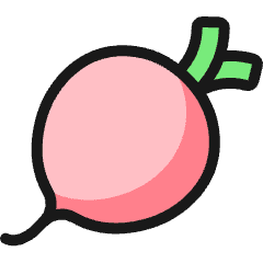 Vegetables Beet 1 Icon from Ultimate Colors Set