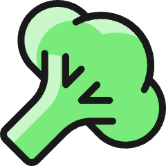 Vegetables Broccoli 1 Icon from Ultimate Colors Set