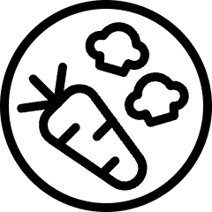 Vegetables Plate Icon from Ultimate Light Set