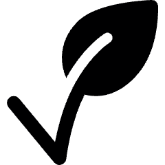 Vegetarian Check Mark Icon from Ultimate Bold Set