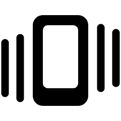 Phone Vibrate 1 Icon from Ultimate Bold Set