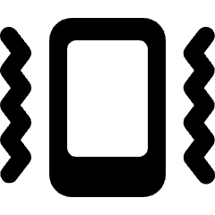 Phone Vibrate Icon from Ultimate Bold Set