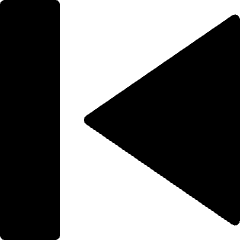 Button Back Icon from Nova Solid Set