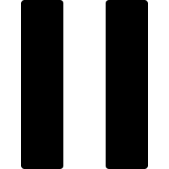 Button Pause Icon from Nova Solid Set