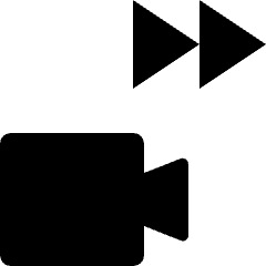 Camera Film Fast Forward Icon from Nova Solid Set