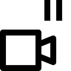 Camera Film Pause Icon from Nova Line Icons Set