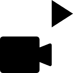 Camera Film Play Icon from Nova Solid Set