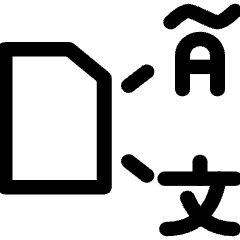 Local Language Content 2 Icon from Ultimate Regular Set