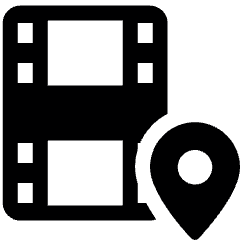 Local Video Content Icon from Ultimate Bold Set
