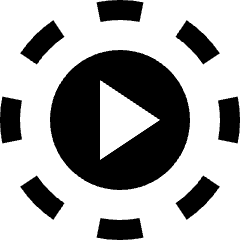 Play Button Icon from Nova Solid Set