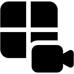 Video Collage Icon from Ultimate Bold Set