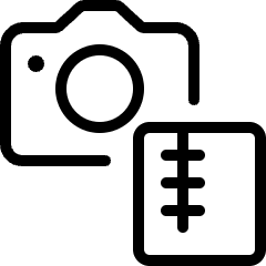 Video Edit Camera Archive Icon from Ultimate Light Set